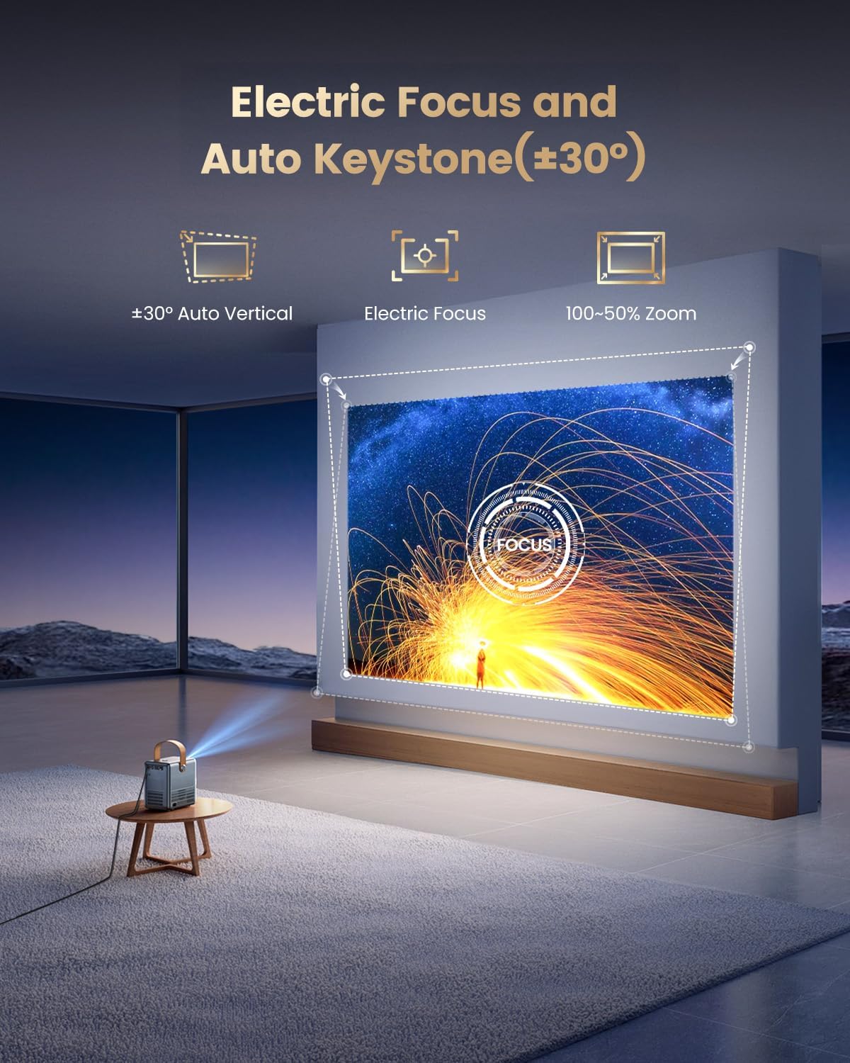 WiMiUS Portable Movie Projector