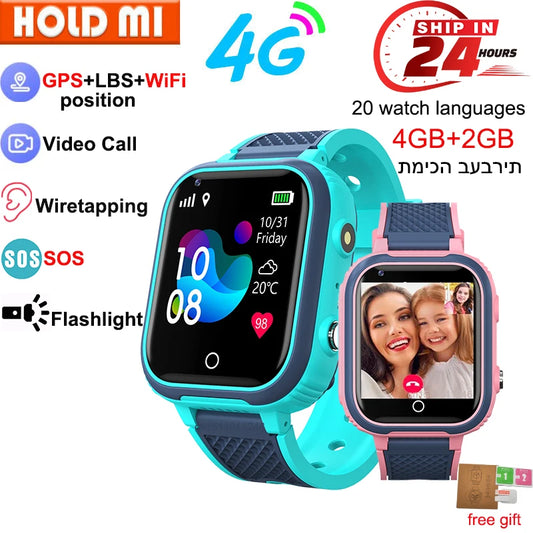 Kids' Smart Video Watch with GPS