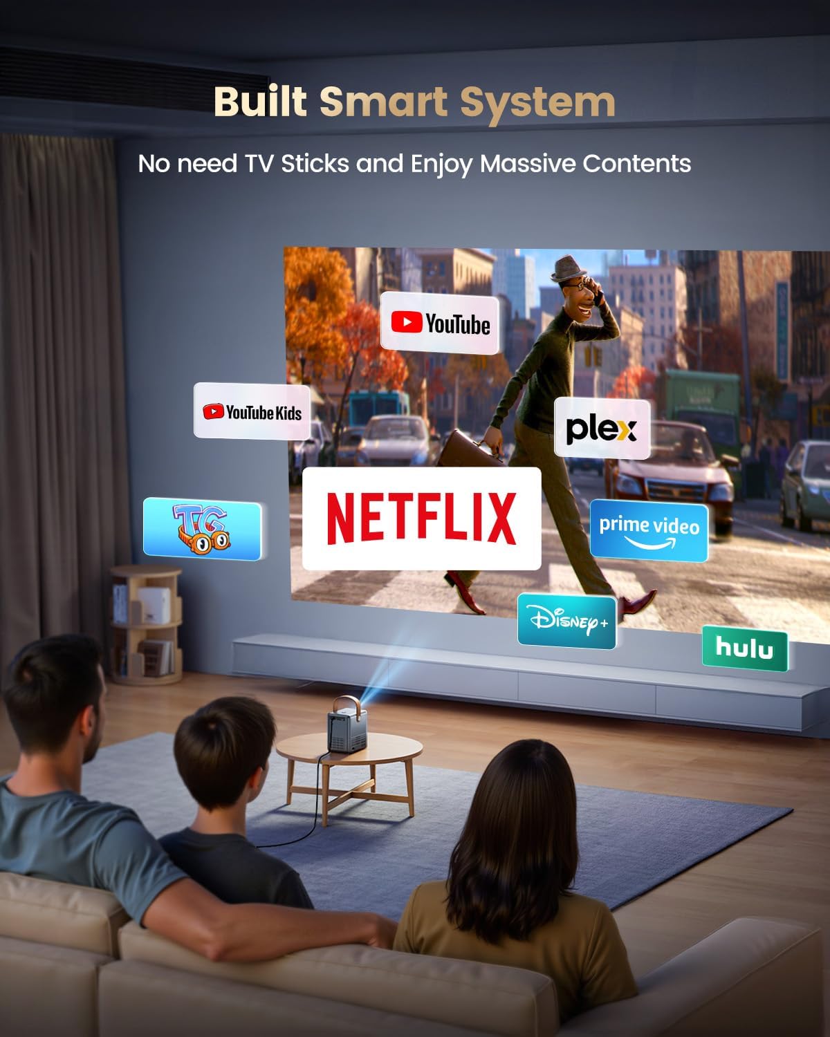 WiMiUS Portable Movie Projector